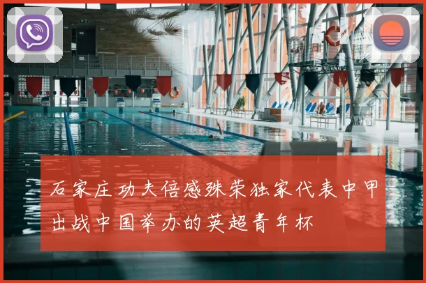 石家庄功夫倍感殊荣独家代表中甲出战中国举办的英超青年杯